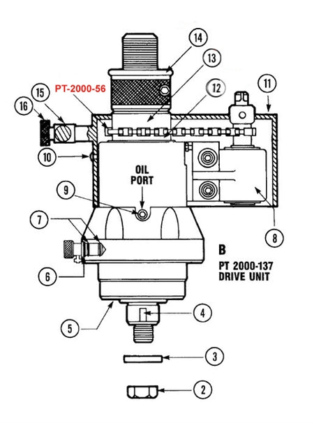 Kent-Moore PT-2000-56 Drive Chain Assembly for PT-2050-D