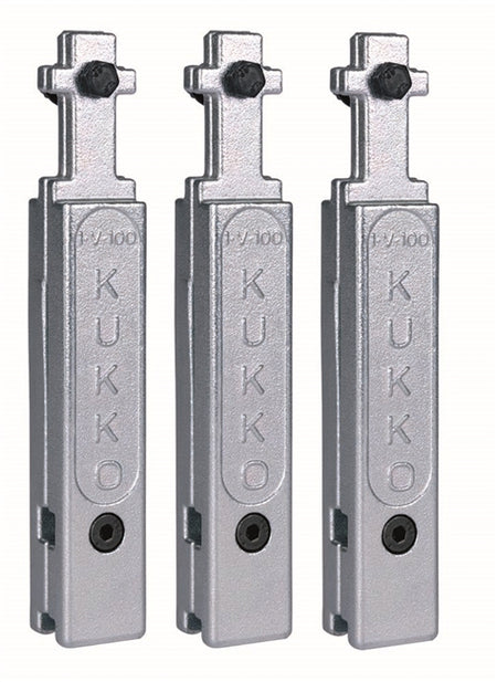 Kukko 1-V-100-S 3 Jaw Extensions (Set) 3 7/8 100 mm