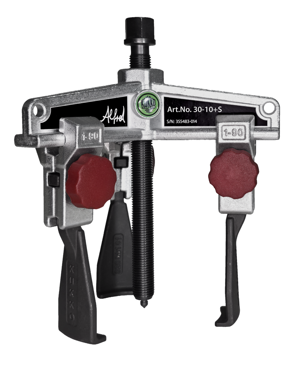 Kukko 30-3+S Universal 3-Jaw Puller with Narrow , Quick Adjusting Jaws