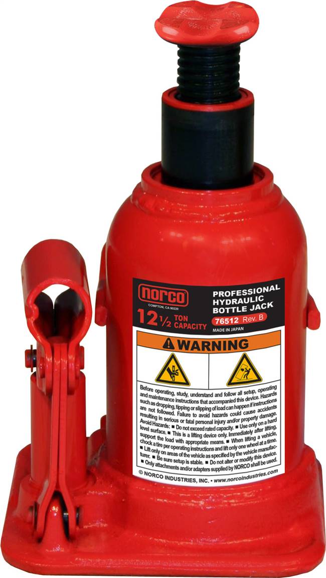 Norco 76512B 12 1/2 Ton Low Height Bottle Jack