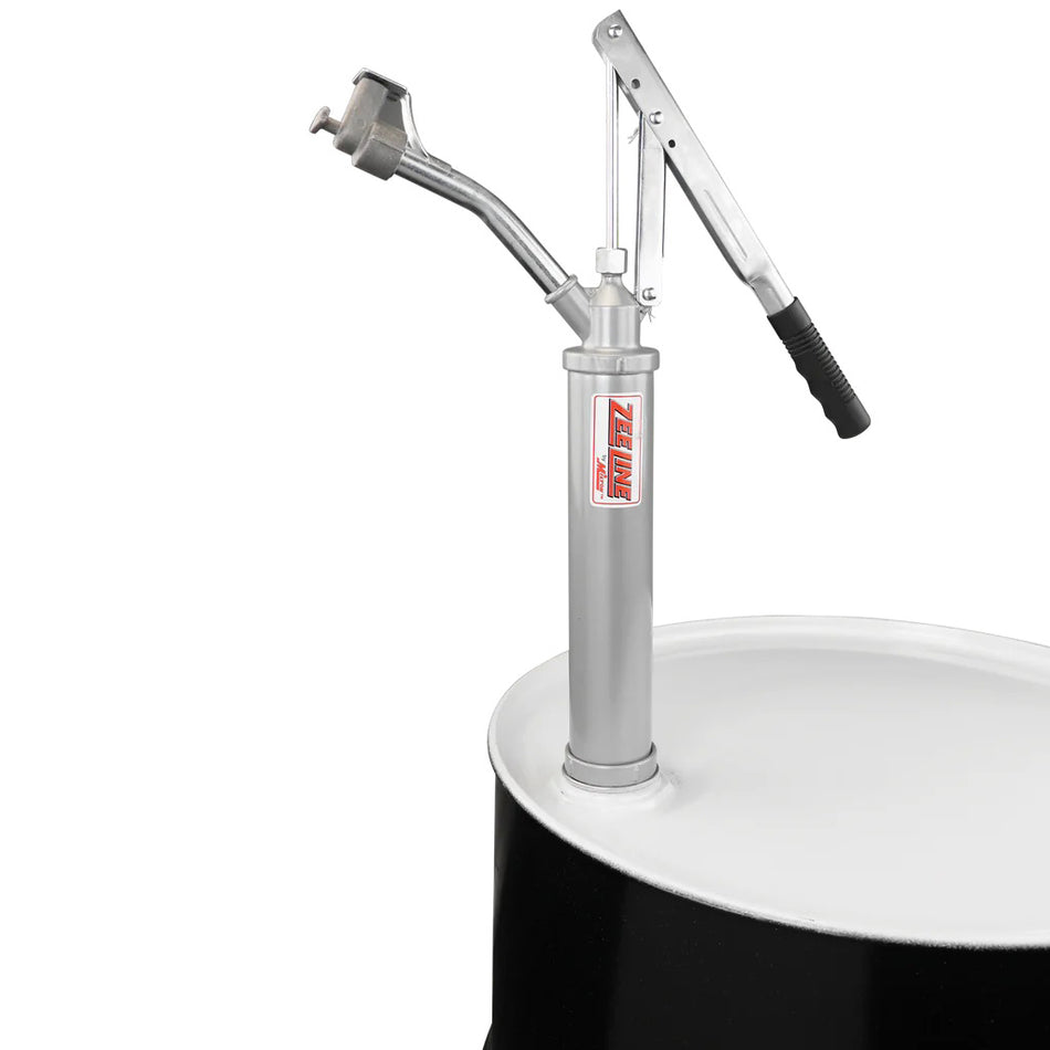 ZeeLine ZE382 Hand Operated Lever Drum Pump with Non-Drip Spout (1 Gallon Per 9 Strokes)