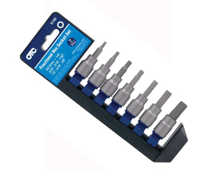 OTC 6160 7-Piece SAE Hex Bit Socket Set