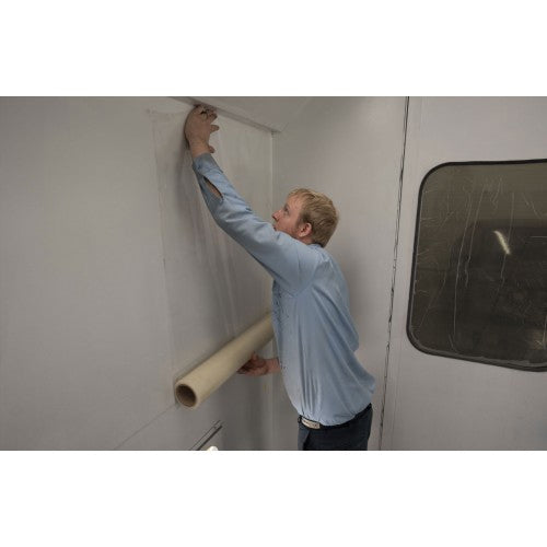 RBL 442 Spray Booth Wall Protective Film - White - 48" x 200", 1 Roll