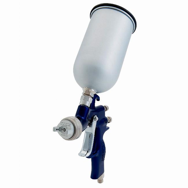 Sharpe 253437 Razor HVLP Primer Gravity Feed Spray Gun w/ 1 Liter Aluminum Cup, 1.5mm