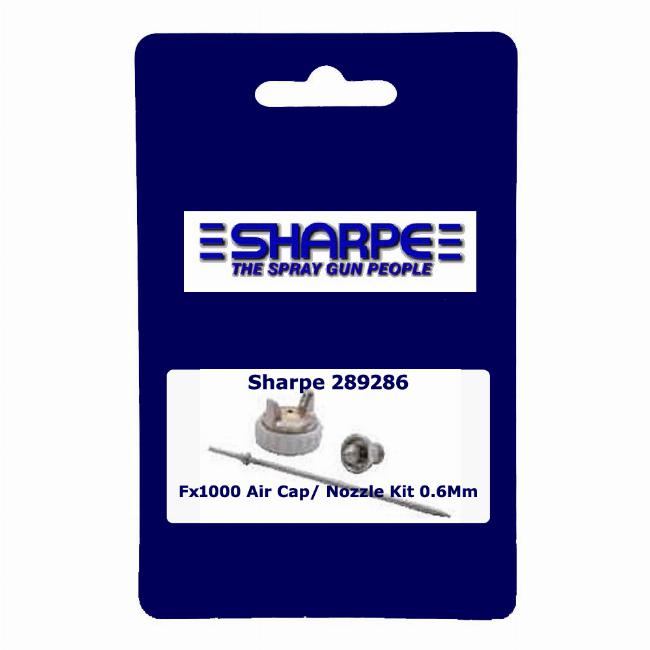 Sharpe 289286 Fx1000 Air Cap/ Nozzle Kit 0.6Mm