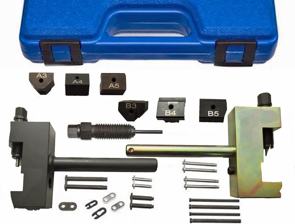 Mercedes/SAAB/BMW 9312A Single and Double Row Timing Chain Riveting Tool Kit Alt.