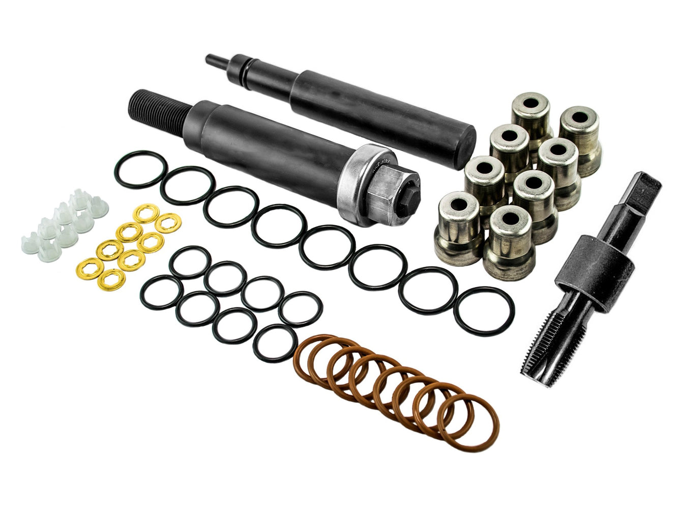 O Ring For Fuel Injectors Aazon.co: Injector Sleeve Cup Installation Reoval Tool Kit With Ford Injector Removal Tool - Foto 12