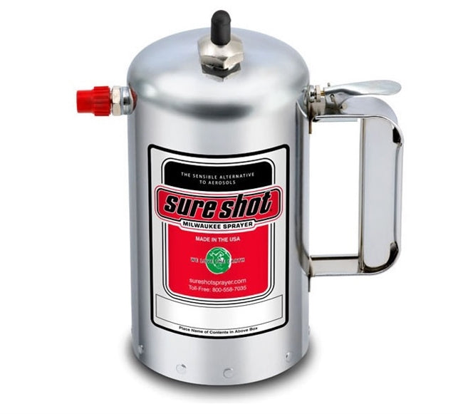 Sure Shot 1102 Model A Nickel-Plated Finish Sprayer, 1 quart