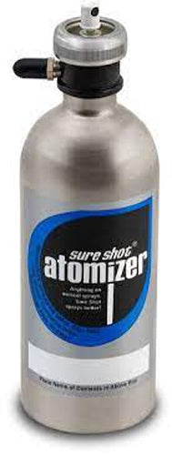 Sure Shot 8400PL Model B Plated Brushed Aluminum Sprayer, 16oz