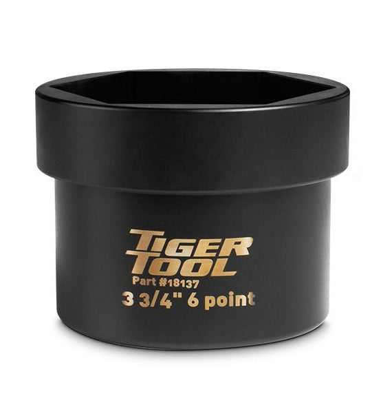 Tiger Tool 18137 3-3/4" 6 Point Axle Nut Socket