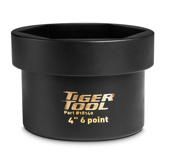 Tiger Tool 18140 4" 6 Point Axle Nut Socket