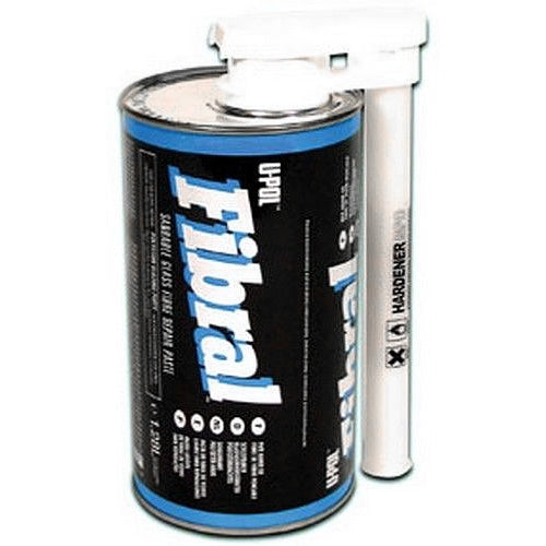 U-Pol 0717 Fibral Sandable Fiberglass Filler, 1.3L Cartridge