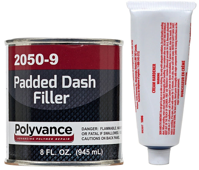 Polyvance 2050-9 Padded Dash Filler, 8 fl. oz.