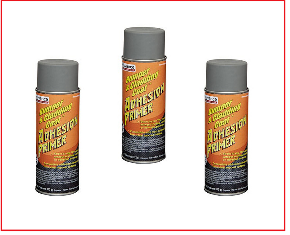 Polyvance 3604-A White Bumper and Cladding Adhesion Primer - Aerosol (3 PK)