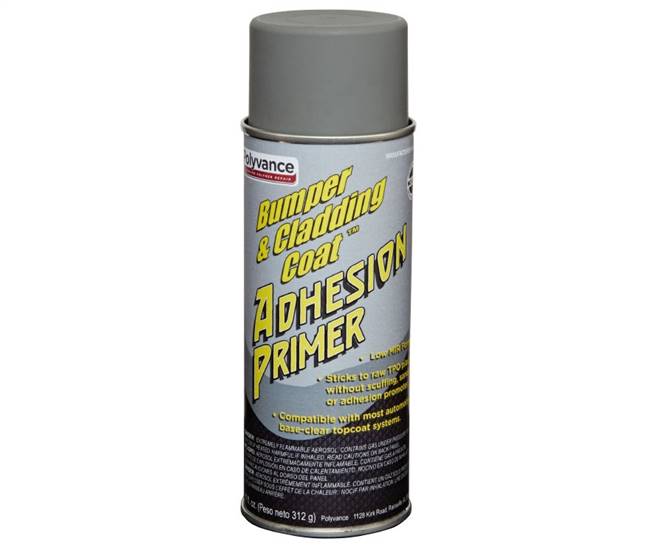 Polyvance 3612-A Bumper & Cladding Coat Adhesion Primer, Low VOC, Dark Gray, 11 oz aerosol