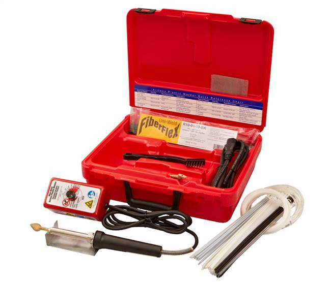 Automotive plastic repair kit, Polyvance 5700HT Airless Plastic Welder