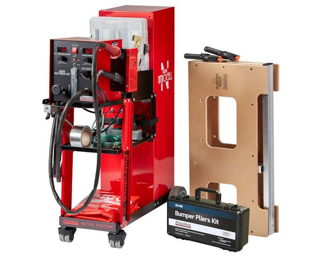 Polyvance 6080-CG Nitrocell Welding System with Nitrogen Generator, EZ Weld 4.0 welder, on cart