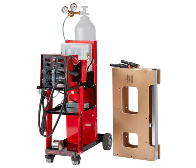 Polyvance 6085-C Nitro Fuzer Nitrogen Plastic Welding System, with Cart and Accessories