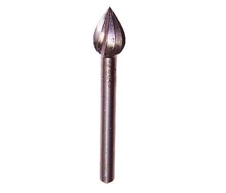 Polyvance 6121-T Tear Drop Cutter Bit, 1/8 inch Die Grinder Bits