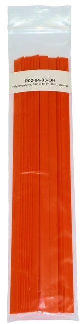 Orange Polypropylene Strip, Polyvance R02-04-03-OR