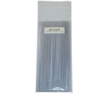 Polyvance R07-01-04-NT | 1/8 inch Natural Polycarbonate Rod