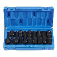 Grey Pneumatic 1498MH 10 Piece 1/2" Drive Impact Hex Driver Metric Set