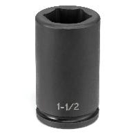 Grey Pneumatic 3048DS 3/4" Drive Budd Wheel Impact Socket, 1-1/2" Deep Hex